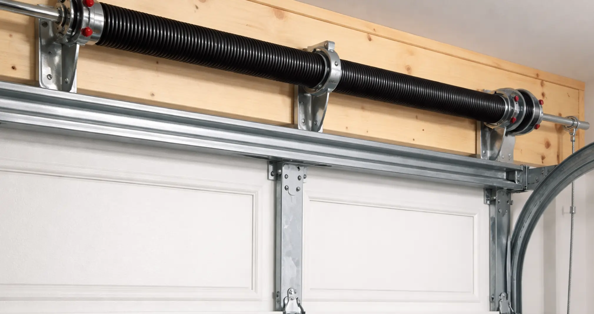 Garage door spring installation